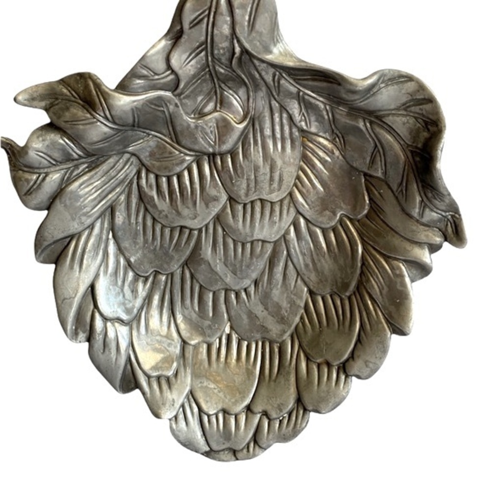 Fittz and Floyd Vintage Attichoke Pewter Dish